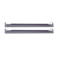 Gratnells Führungsschienenen aus Metall, 1 Paar (silber)