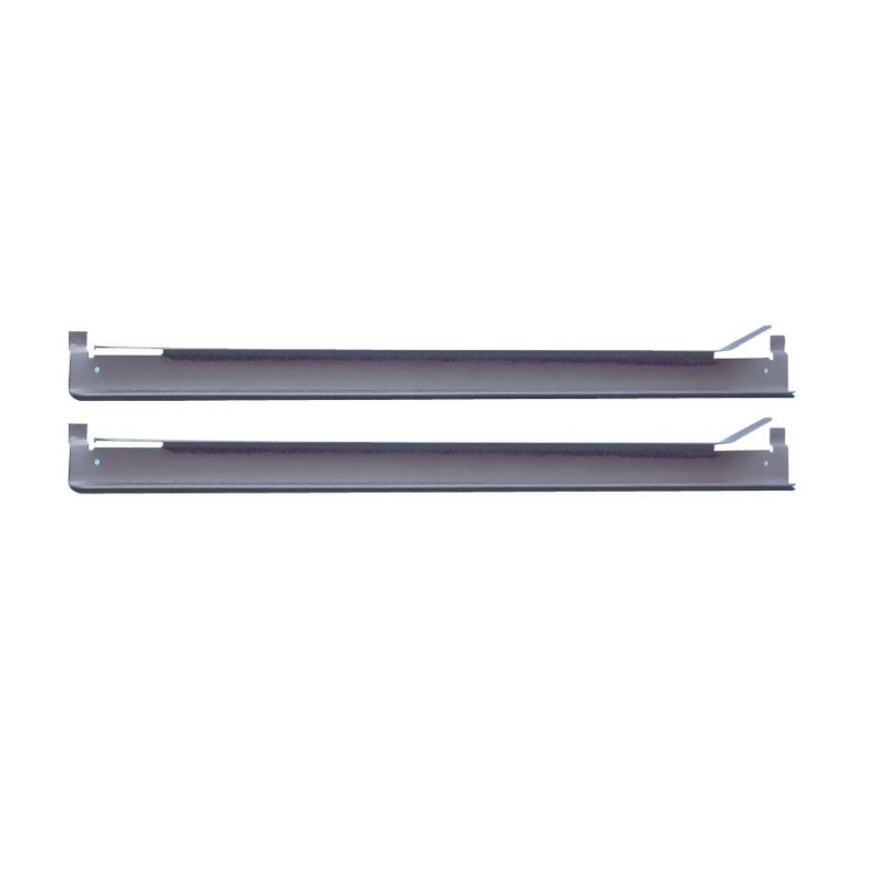 Gratnells Führungsschienenen aus Metall, 1 Paar (silber)