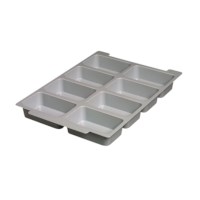 Gratnells Einsatz mit 8 Fächern 70 x 115 mm
