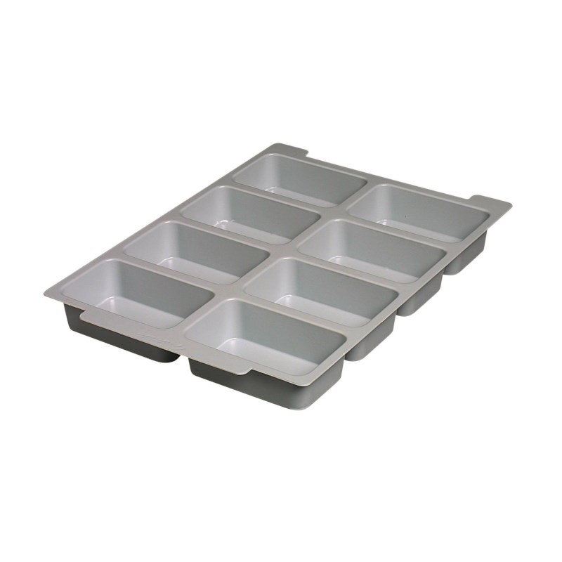 Gratnells Einsatz mit 8 Fächern 70 x 115 mm