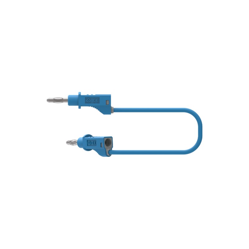 Experimentierkabel 25 cm blau