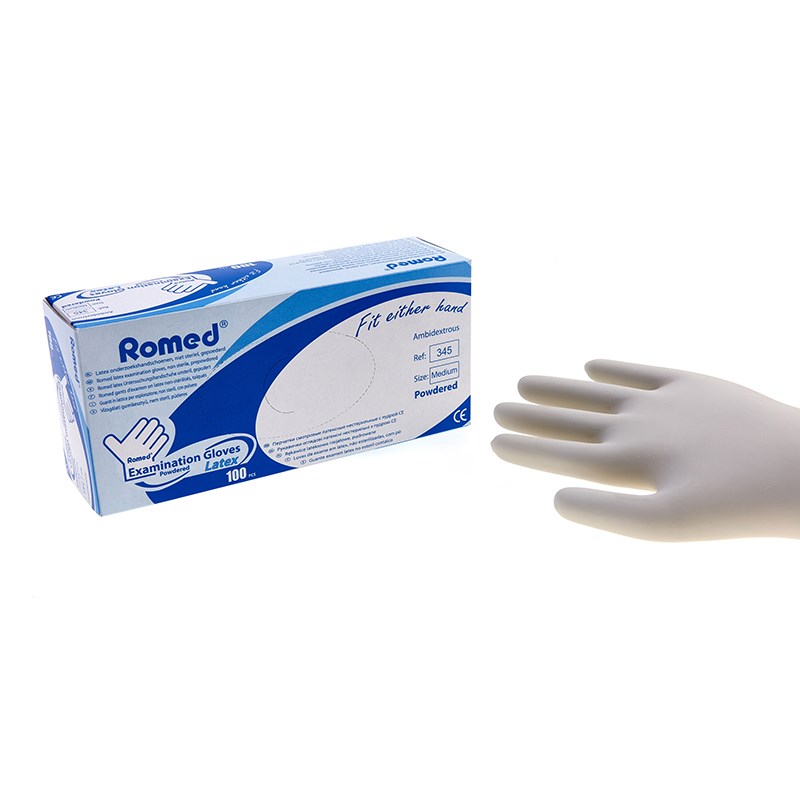 Latex Handschuhe gepudert Größe S 100 Stück