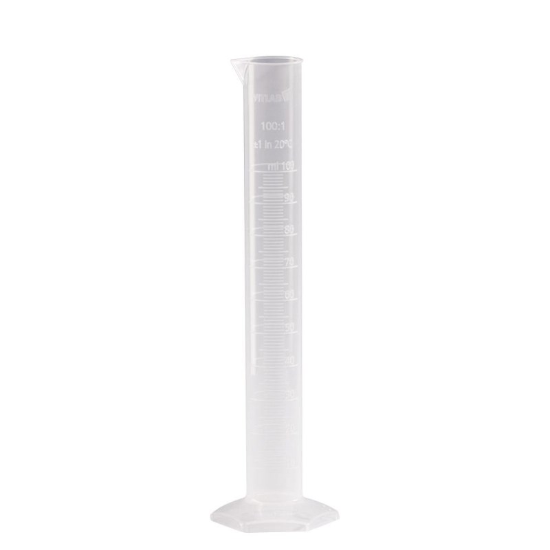 Messzylinder, hohes Modell, 250 ml mit Skala, PP