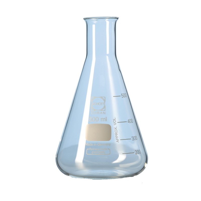Erlenmeyer Duran enghals 500 ml 10 Stück