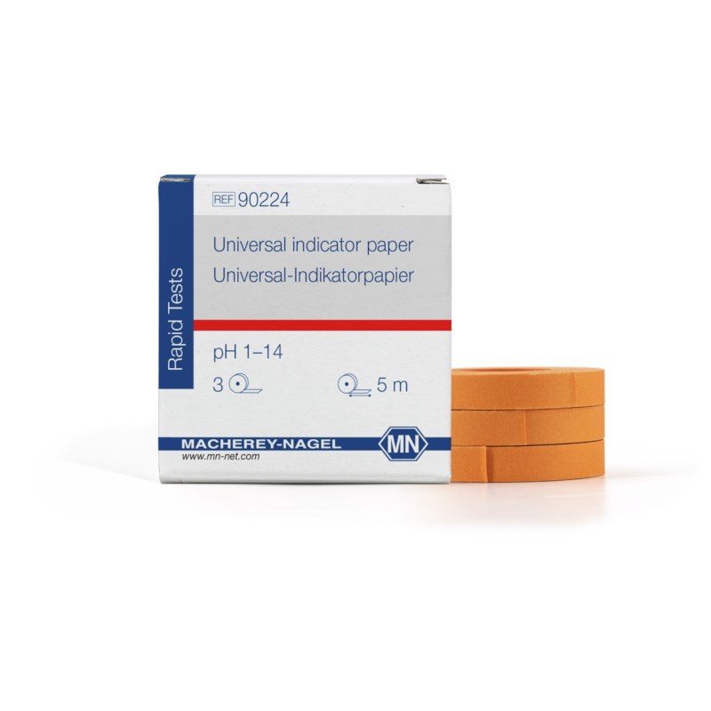 Indikatorpapier Nachfüllpack 3 Rollen pH 1-14