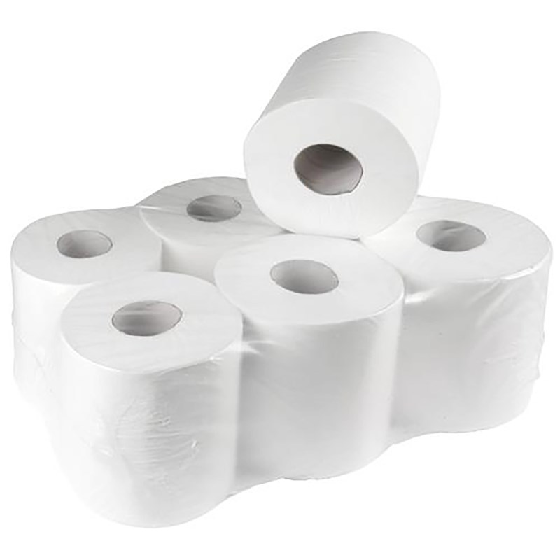 Papiertücher Rollen für Spender 6 Stück