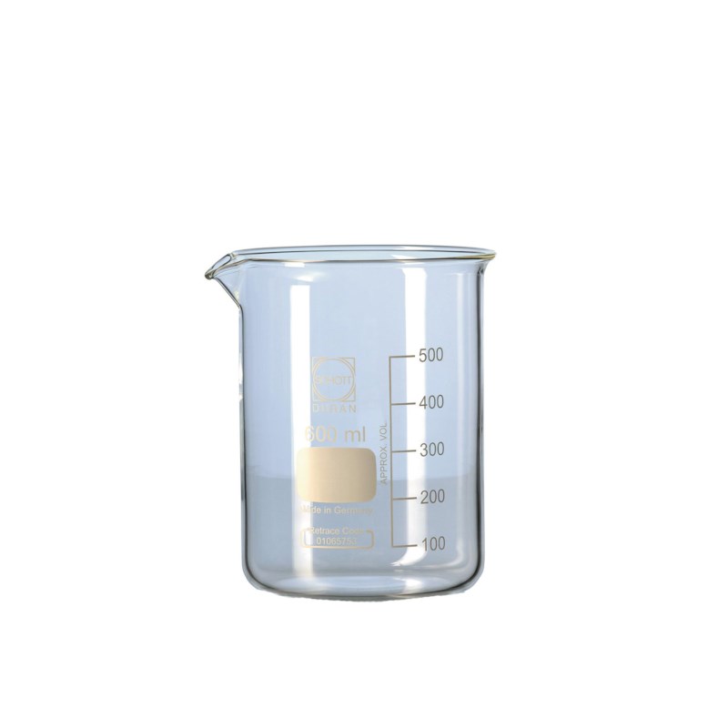 Becher niedrige Form 600 ml Duran 10 Stück