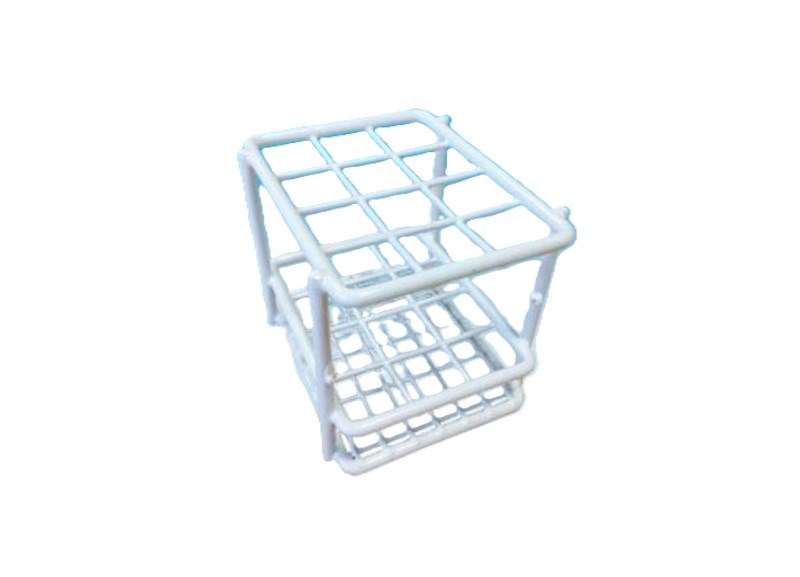 Reagenzglasgestell Epoxy für 12 Röhrchen - Ø 18 mm