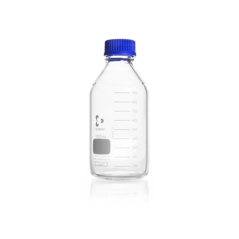 Duran Laborflasche 1000 ml mit GL45 Verschlusskappe