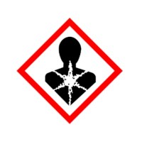 Gefahrenaufkleber GHS08 Gesundheitsgefahr, 100 St.
