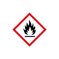 Gefahrenaufkleber GHS02 - leicht Entzündlich