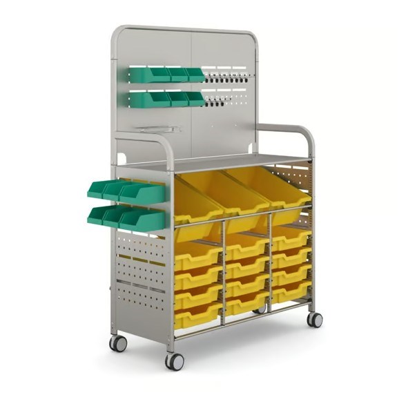 Gratnells Makerspace Materialwagen