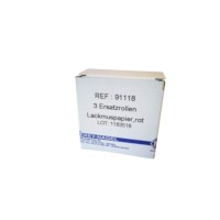 Lackmuspapier rot, Nachfüllpack, 3 Rollen