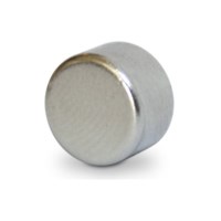 Scheibenmagnet 10x8 mm N42 Nickel 10 St.