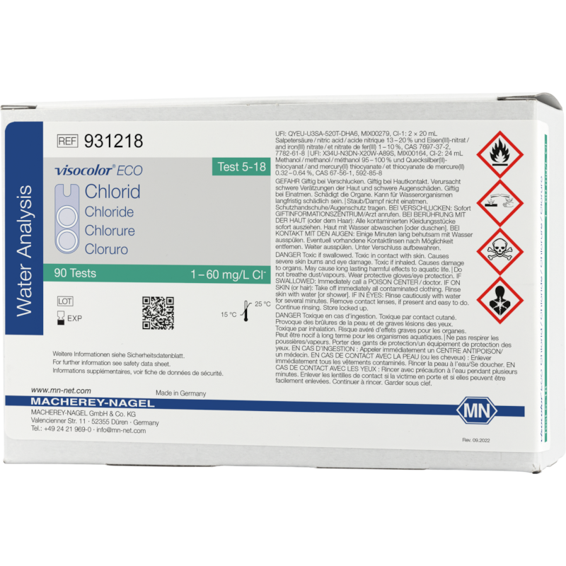 VISOCOLOR® ECO Chlorid Ersatzverpackung