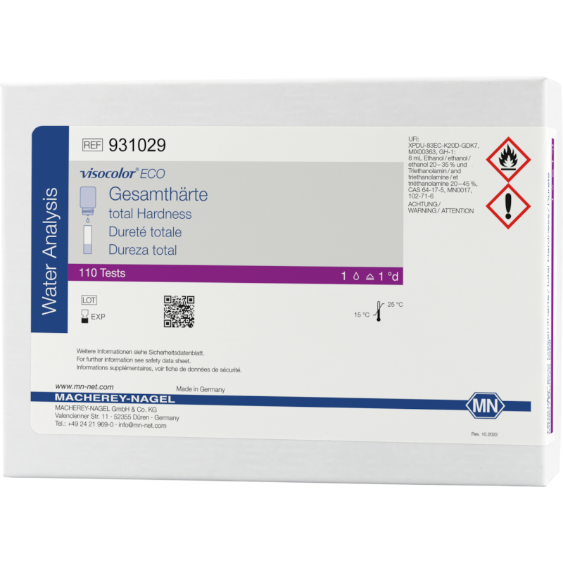 Visocolor® ECO Titrimetrisches Testbesteck - Gesamthärte