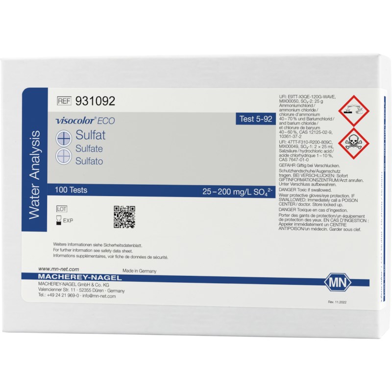 Visocolor® ECO Sulphate Testbesteck