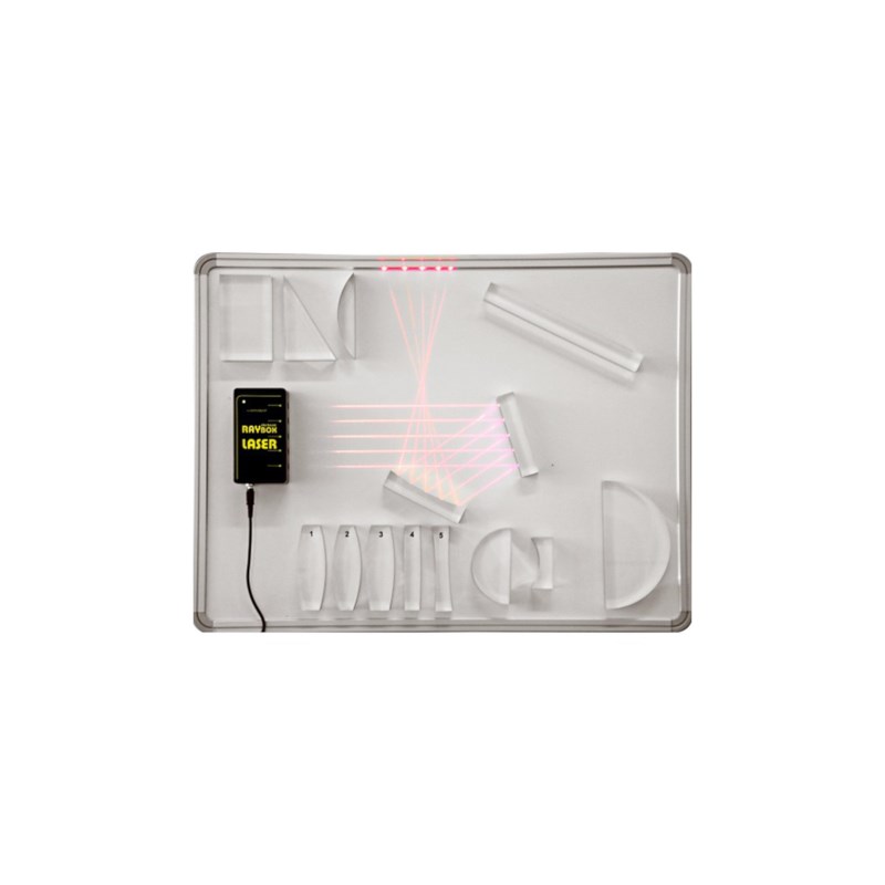Laser-Optiksatz zur Demonstration ohne Metalltafel