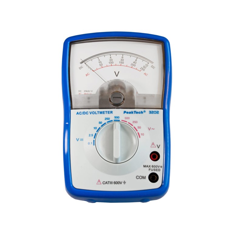 Analoges Voltmeter ~ 500 V AC/DC