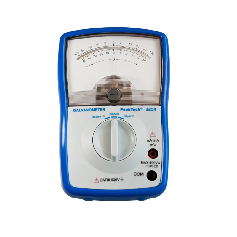 Analoges Galvanometer ~ +/- 50µA / 5 mA/100 mV DC