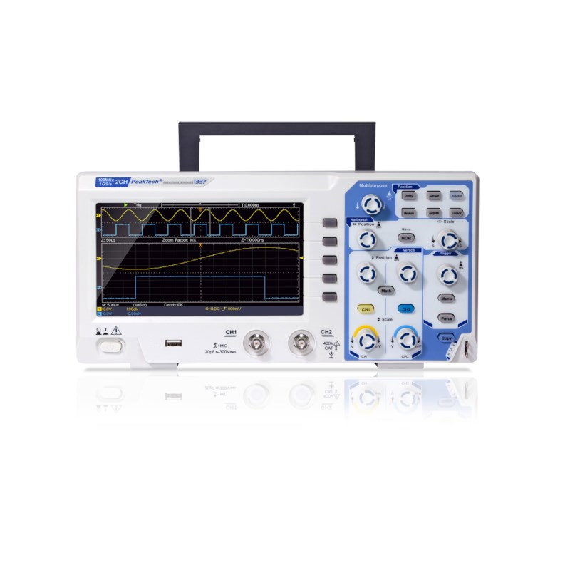 Digital Storage Oscilloscope 100 MHz/2 CH, 1 GS/s