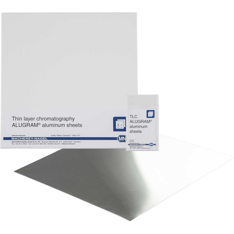 DC Aluminiumfolien, Kieselgelschicht, ALUGRAM SIL G, 5x10 cm