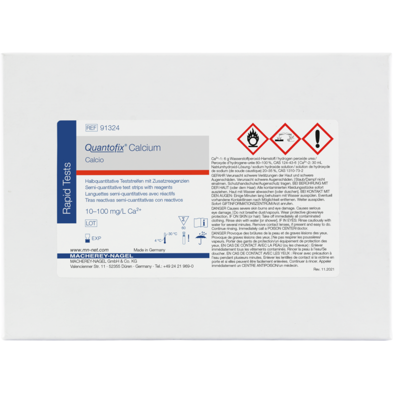 Teststreifen QUANTOFIX Calcium - 100 St.