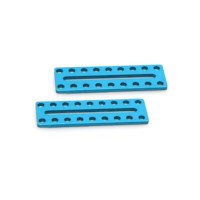 Lochplatte I1 Blau (Paar)