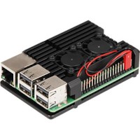 Raspberry PI 4 Gehäuse Aluminium Kühlkörper schwarz