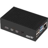 Raspberry Pi 4 Gehäuse Aluminium schwarz