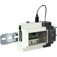 Raspberry Pi-Gehäuse DIN-Schiene 3B/3B+/4B