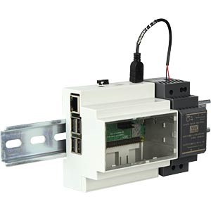 Raspberry Pi-Gehäuse DIN-Schiene 3B/3B+/4B