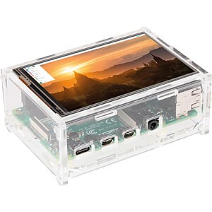 Raspberry Pi Gehäuse für Pi 3 / 3B+ / 4 und TFT-Display