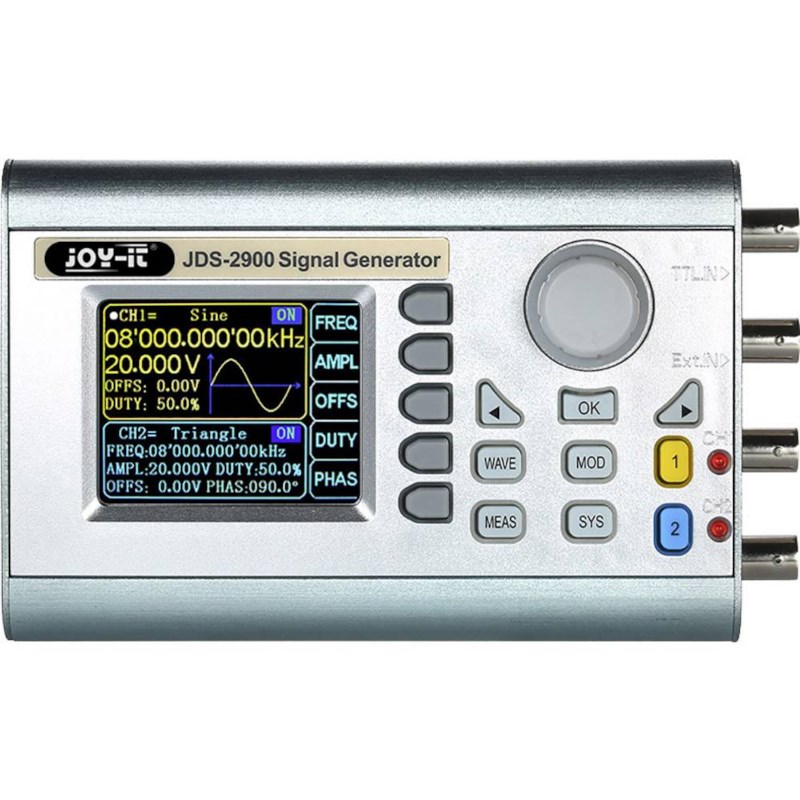 Joy-IT kompakter 2-Kanal Funktionsgenerator 0-15 Mhz
