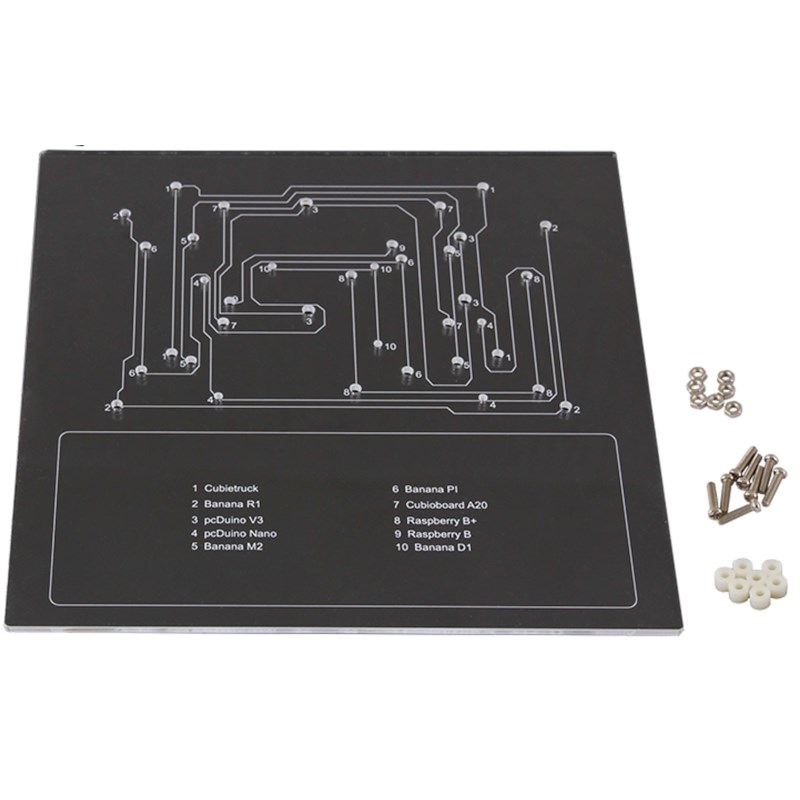 Joy-IT Montageplatte für Einplatinencomputer