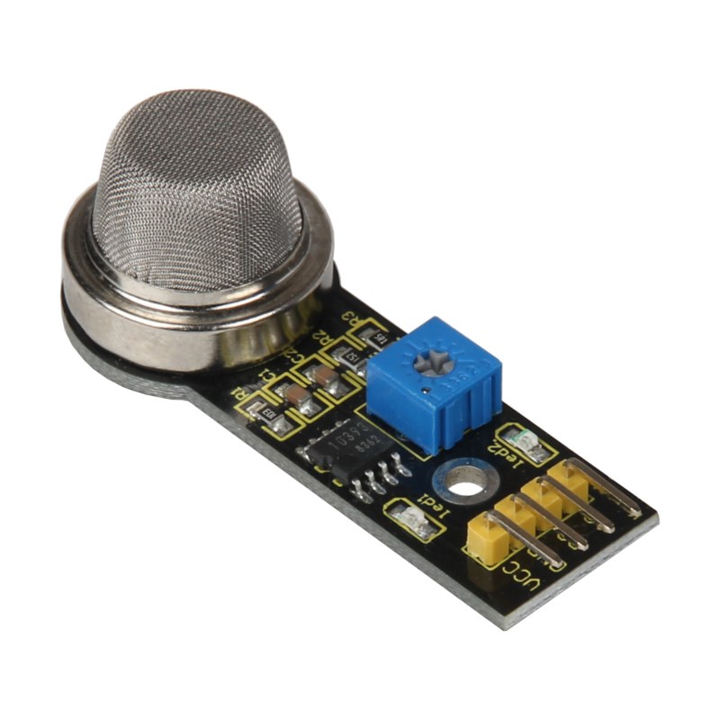 Joy-IT Analoger Sensor für natürliche Gase (LPG, CO, CH4, H2, Alkohol)