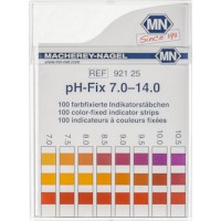 pH Teststäbchen, pH‑Fix 7,0–14,0, farbfixiert, nicht blutend