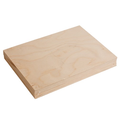 Sperrholz Birke A3 Format - 3mm - 10 Platten