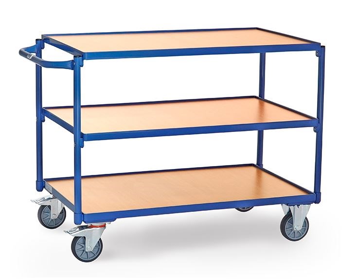 Leichter Tisch-Etagenwagen mit 3 Böden
