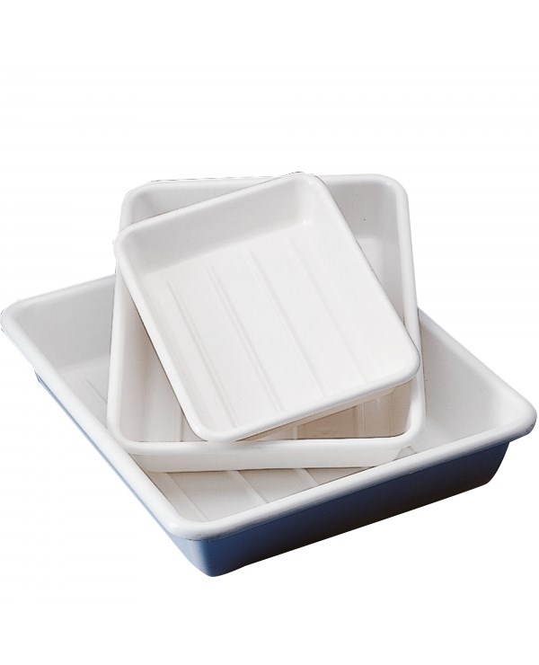 Tablett PVC 200 x 150 x 50 mm säureresistent