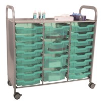 Gratnells Callero Shield Antimikrobieller 3-fach Rollwagen 