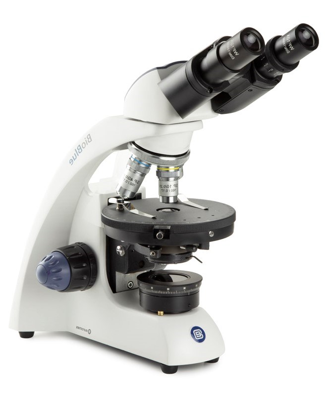 Bioblue binokulares Mikrofon. 4X/10X/40X Objektiv - Polarisation