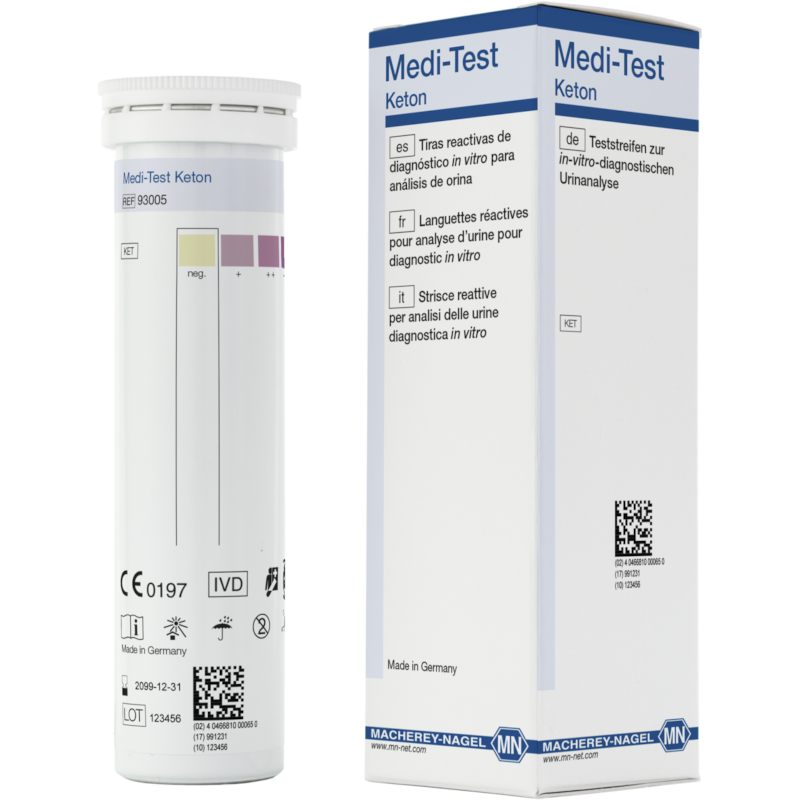 Medi‑Test Macherey-Nagel, Harnteststreifen, Keton - 50 Stück