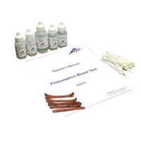 Testsatz vermutet. Vorhandensein v. Blut