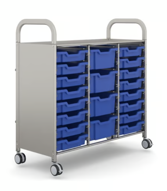 Gratnells Callero Plus Aufbewahrungswagen - Royal Blue (06)