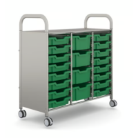 Gratnells Callero Plus Aufbewahrungswagen - Grass Green (10)