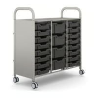 Gratnells Callero Plus Aufbewahrungswagen - Charcoal Grey (15)