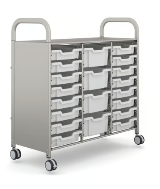 Gratnells Callero Plus Aufbewahrungswagen - Light Grey (19)