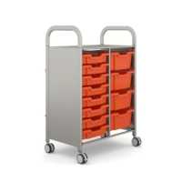 Gratnells Callero Plus Aufbewahrungswagen - Tropical Orange (01)