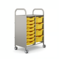 Gratnells Callero Plus Aufbewahrungswagen - Sunshine Yellow (02)